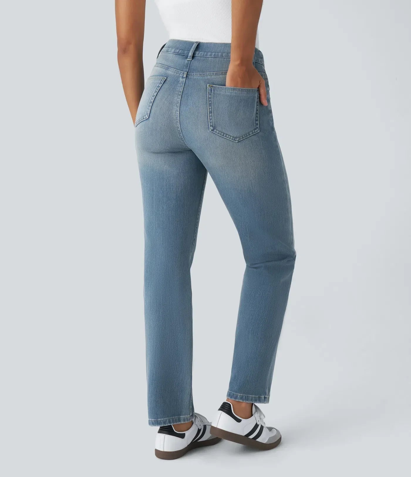 Franca | Pantaloni elasticizzati e comodi a vita alta