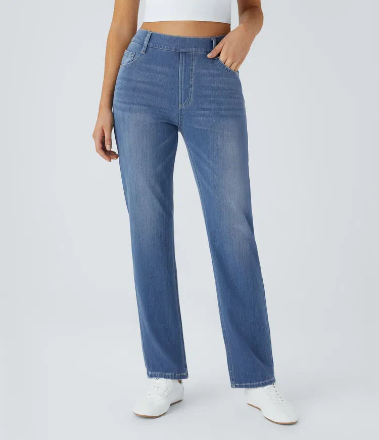 Franca | Pantaloni elasticizzati e comodi a vita alta