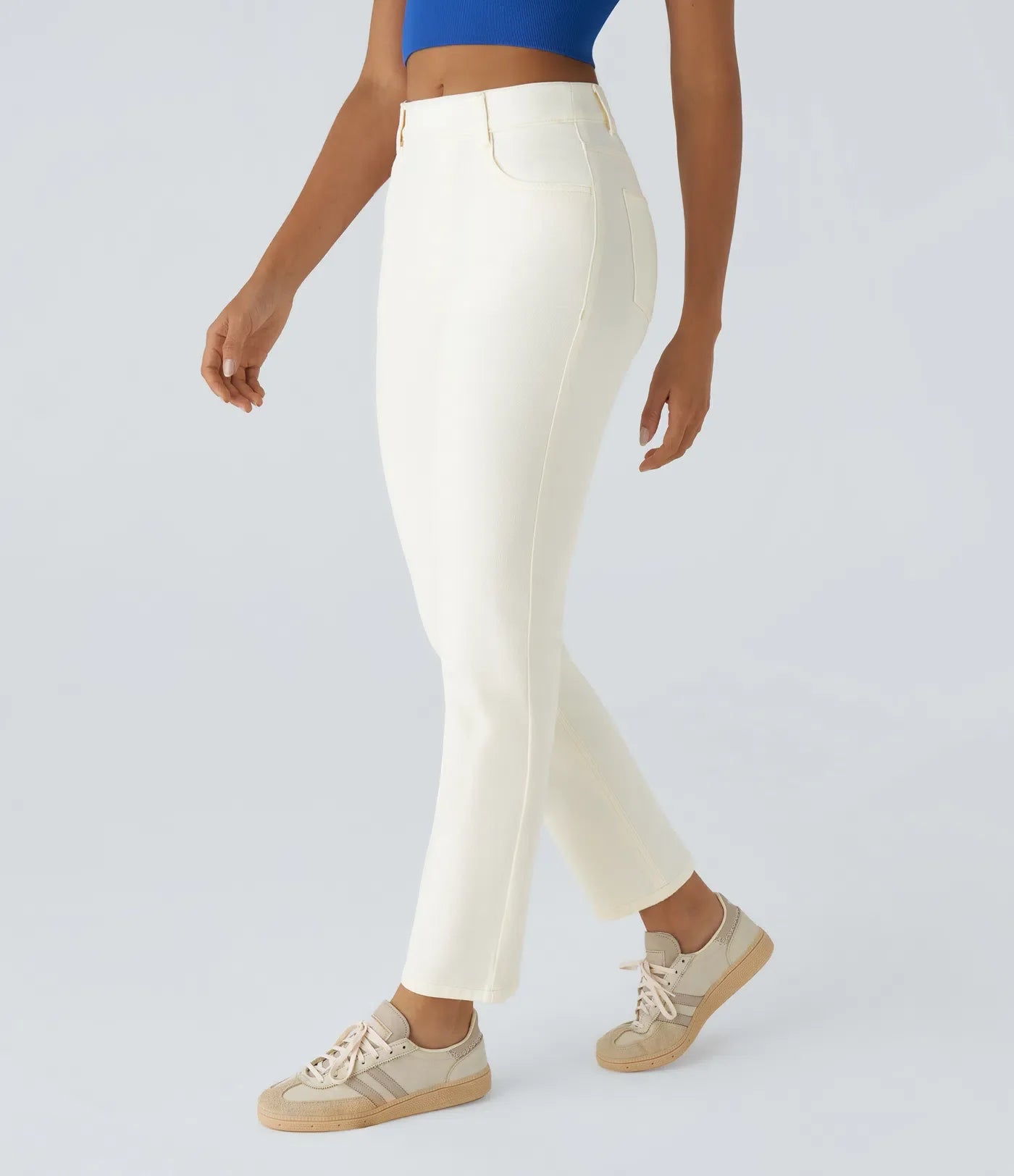 Franca | Pantaloni elasticizzati e comodi a vita alta