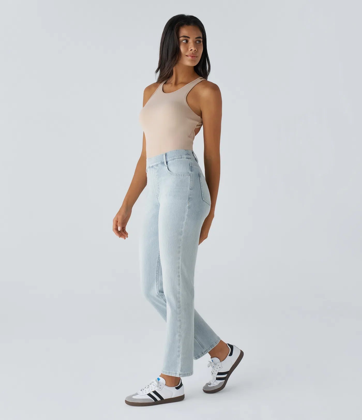 Franca | Pantaloni elasticizzati e comodi a vita alta