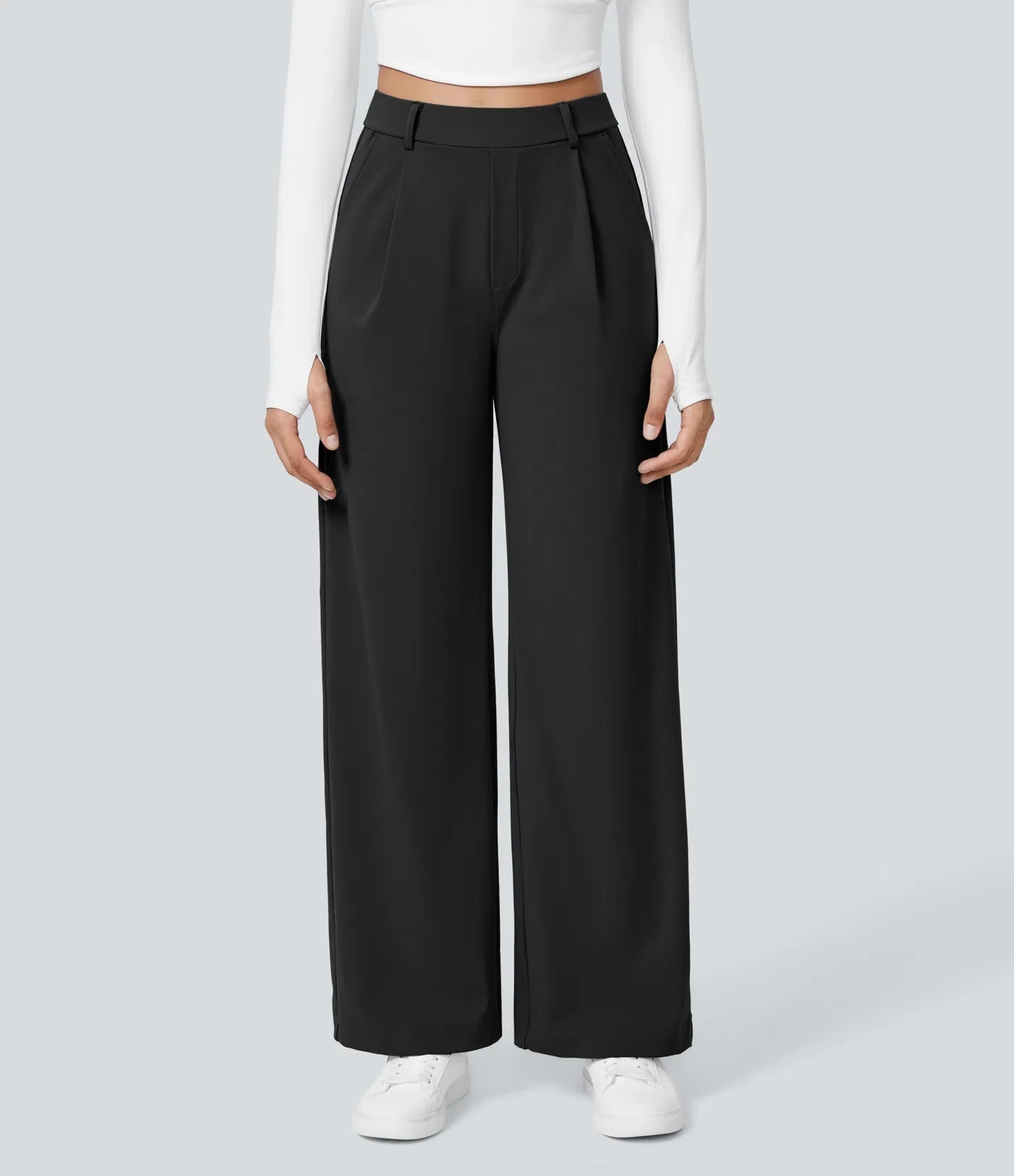 Eva | Pantaloni comodi ed eleganti con gambe dritte