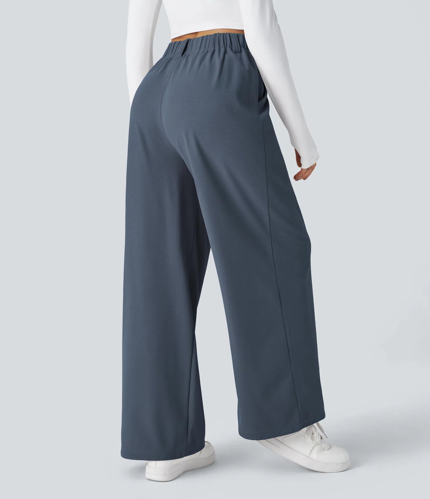 Sara | Pantaloni eleganti elasticizzati a gamba ampia