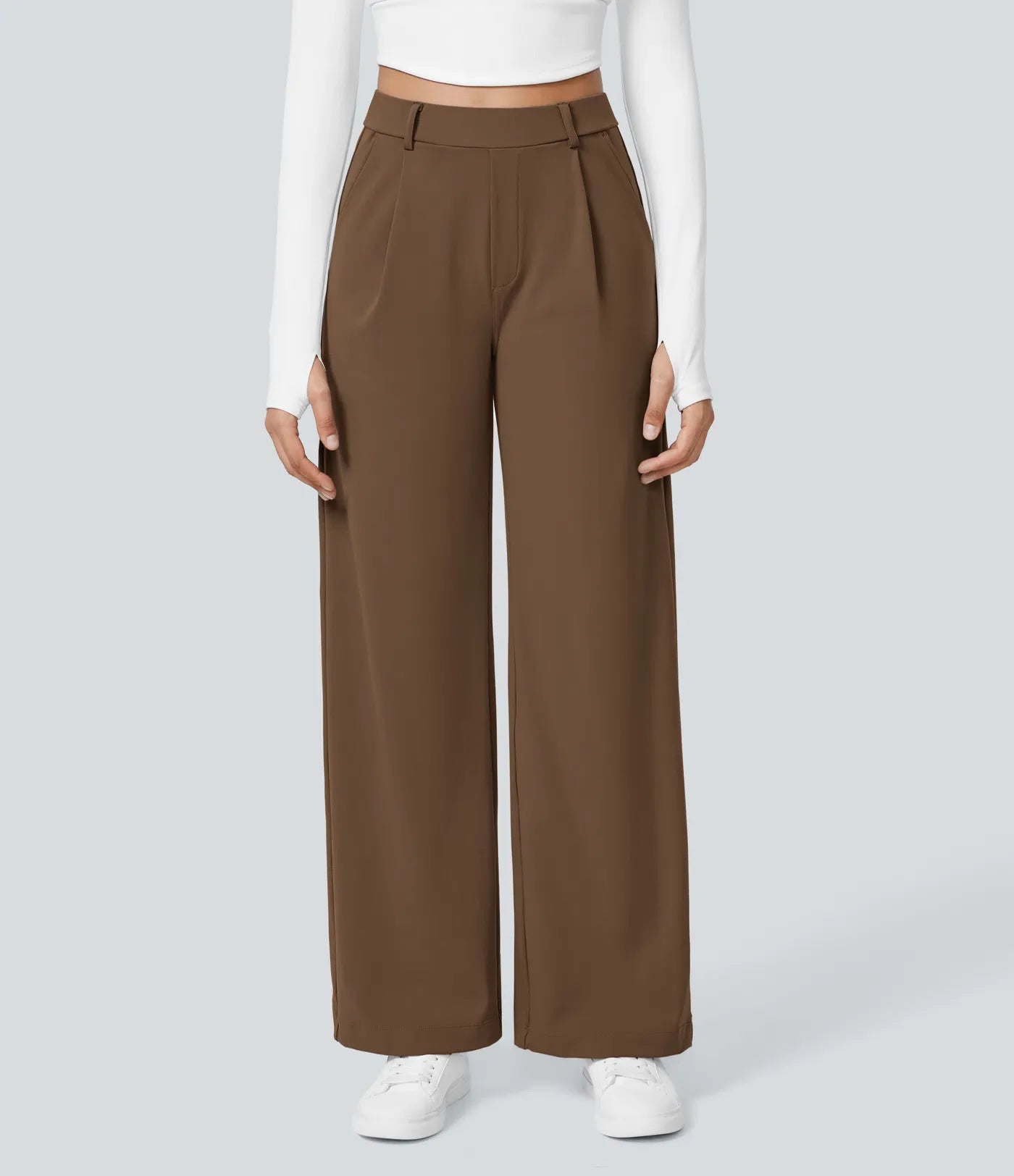 Eva | Pantaloni comodi ed eleganti con gambe dritte