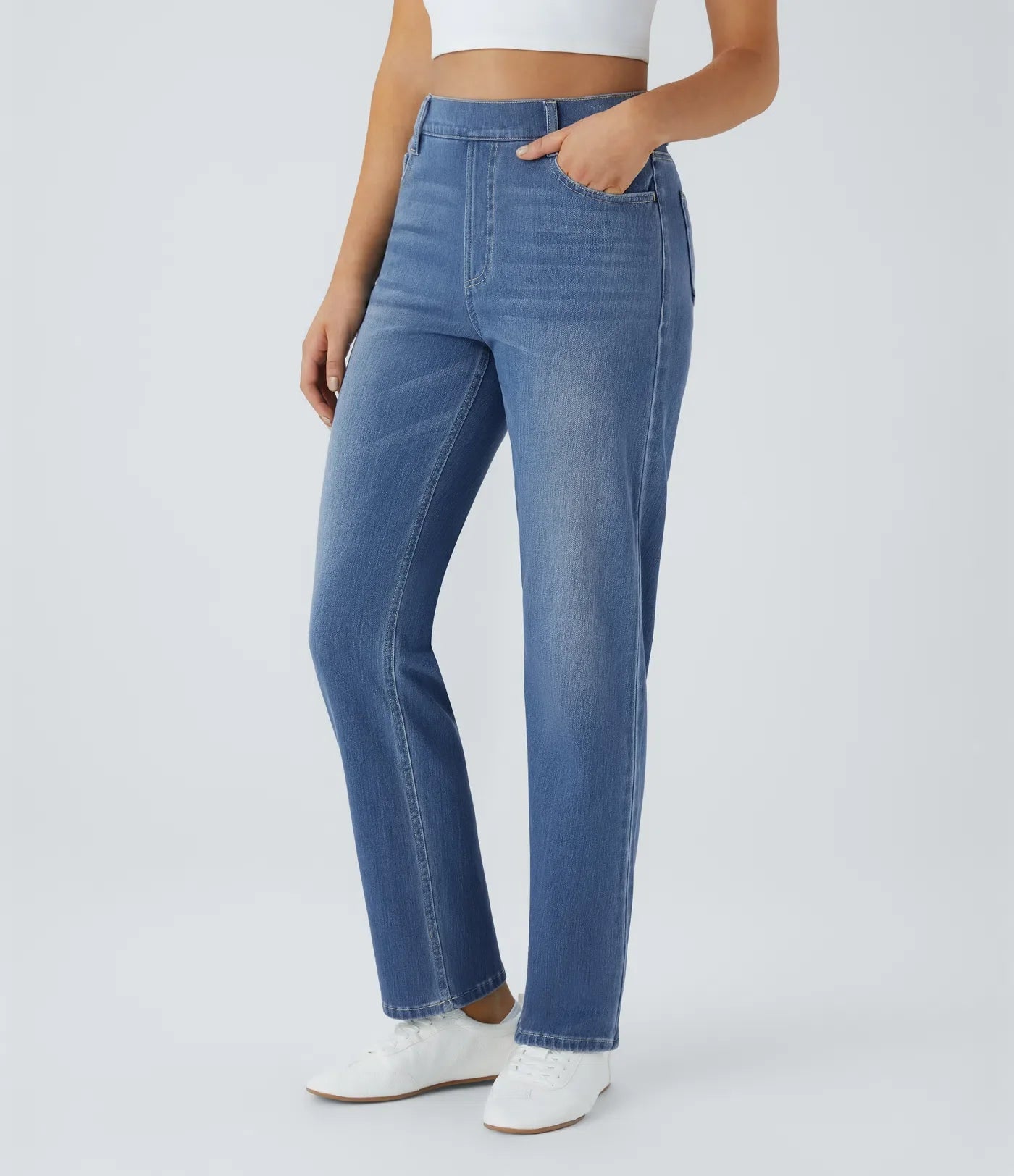 Franca | Pantaloni elasticizzati e comodi a vita alta