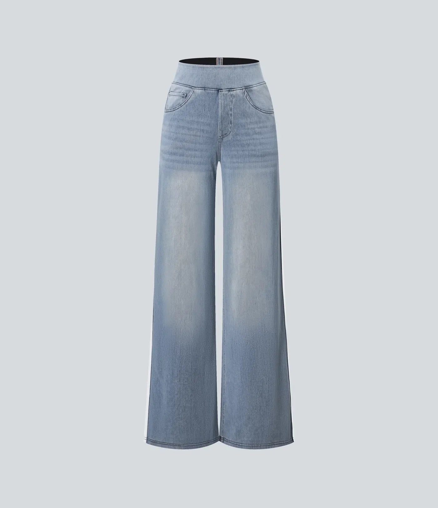 Bianca | Pantaloni comodi ed elastici con tasche profonde e raffinate