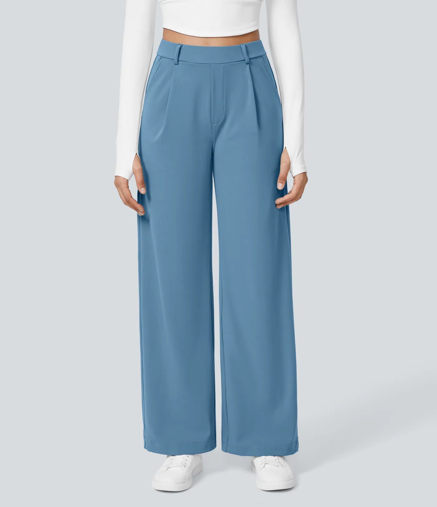 Eva | Pantaloni comodi ed eleganti con gambe dritte