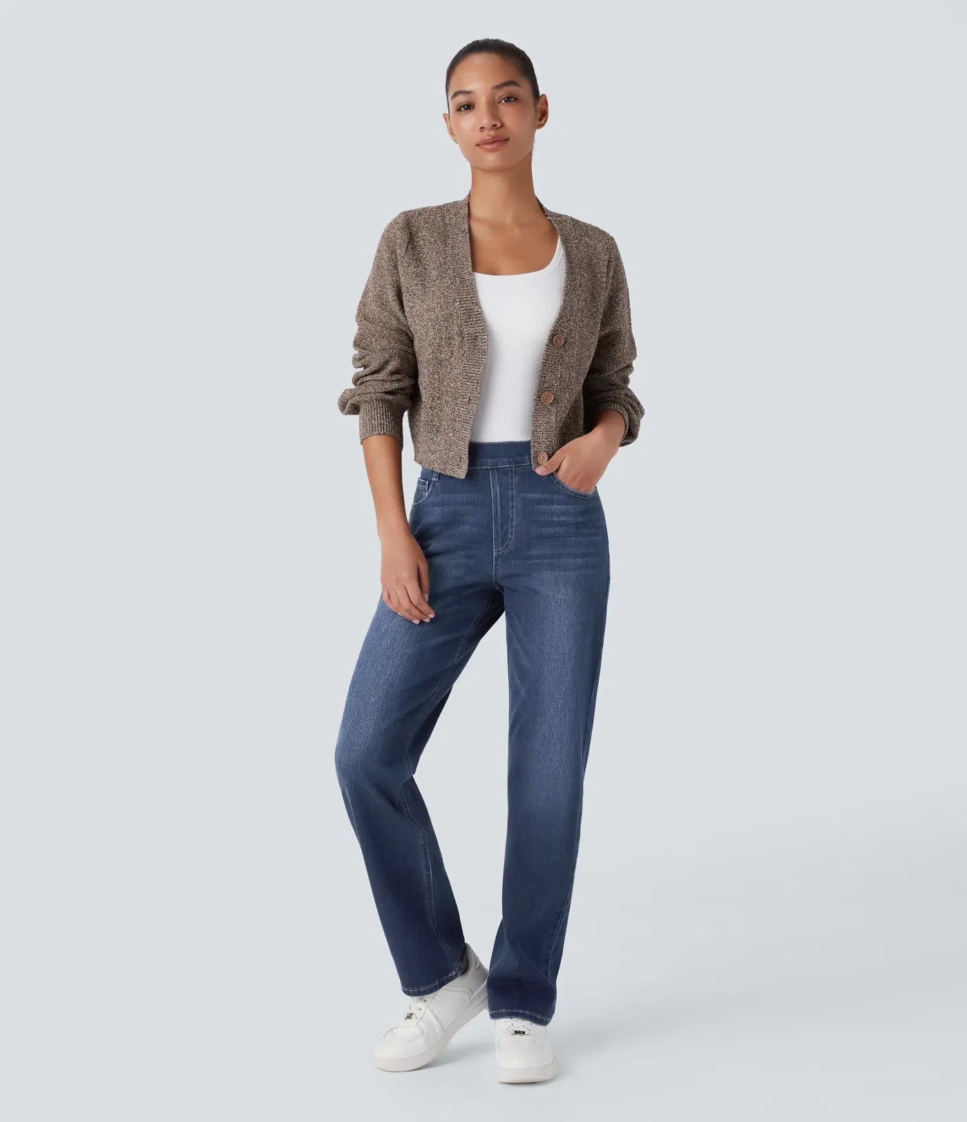 Franca | Pantaloni elasticizzati e comodi a vita alta