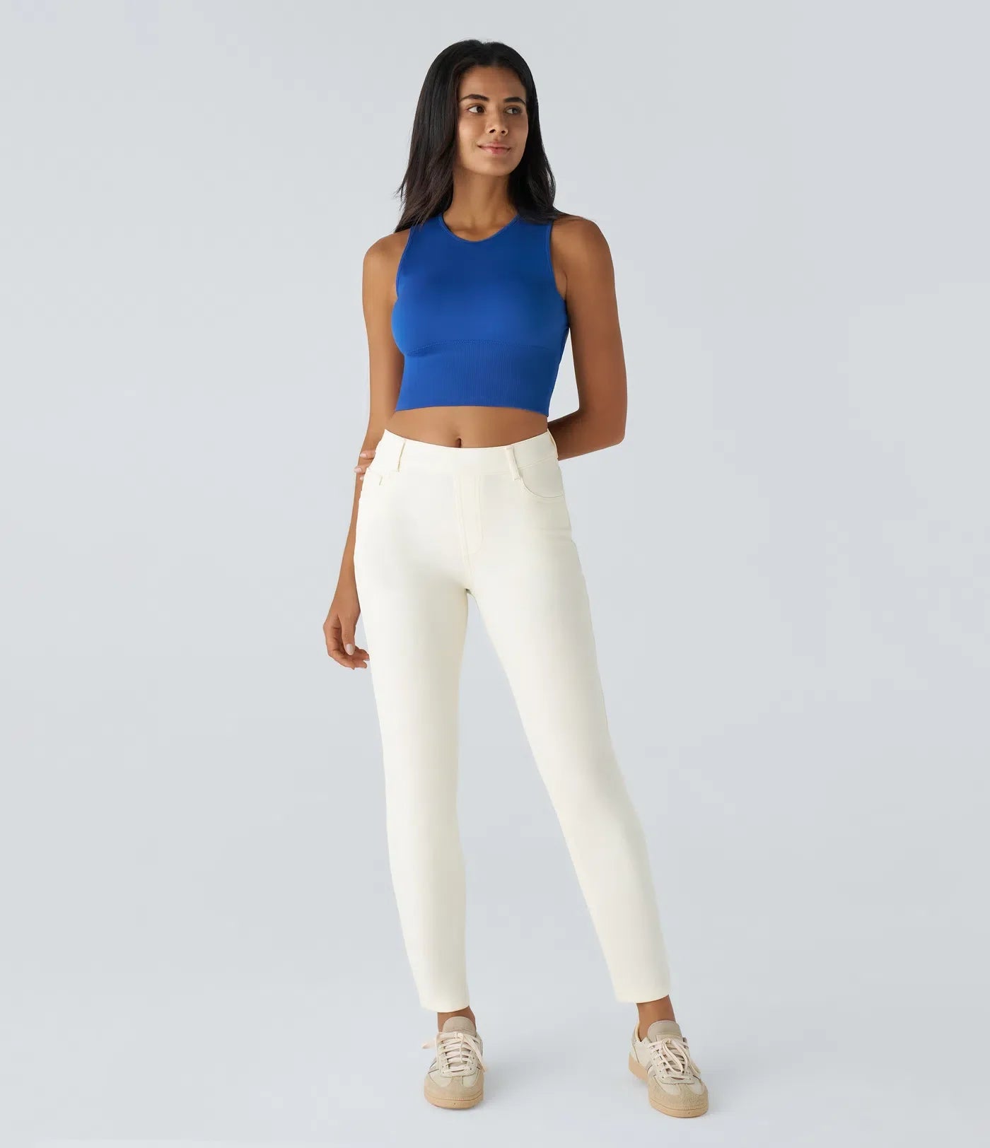 Franca | Pantaloni elasticizzati e comodi a vita alta