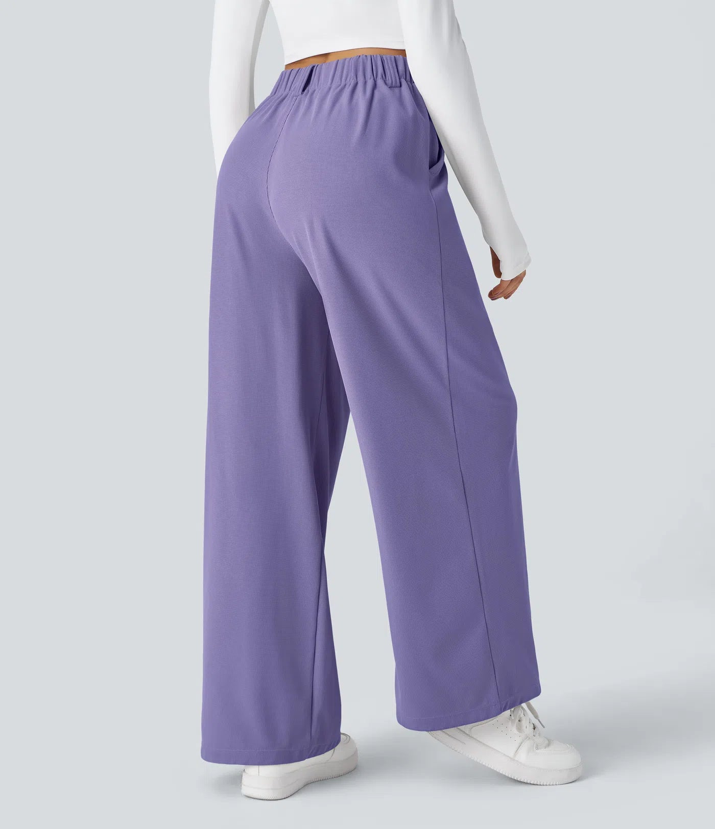 Sara | Pantaloni eleganti elasticizzati a gamba ampia