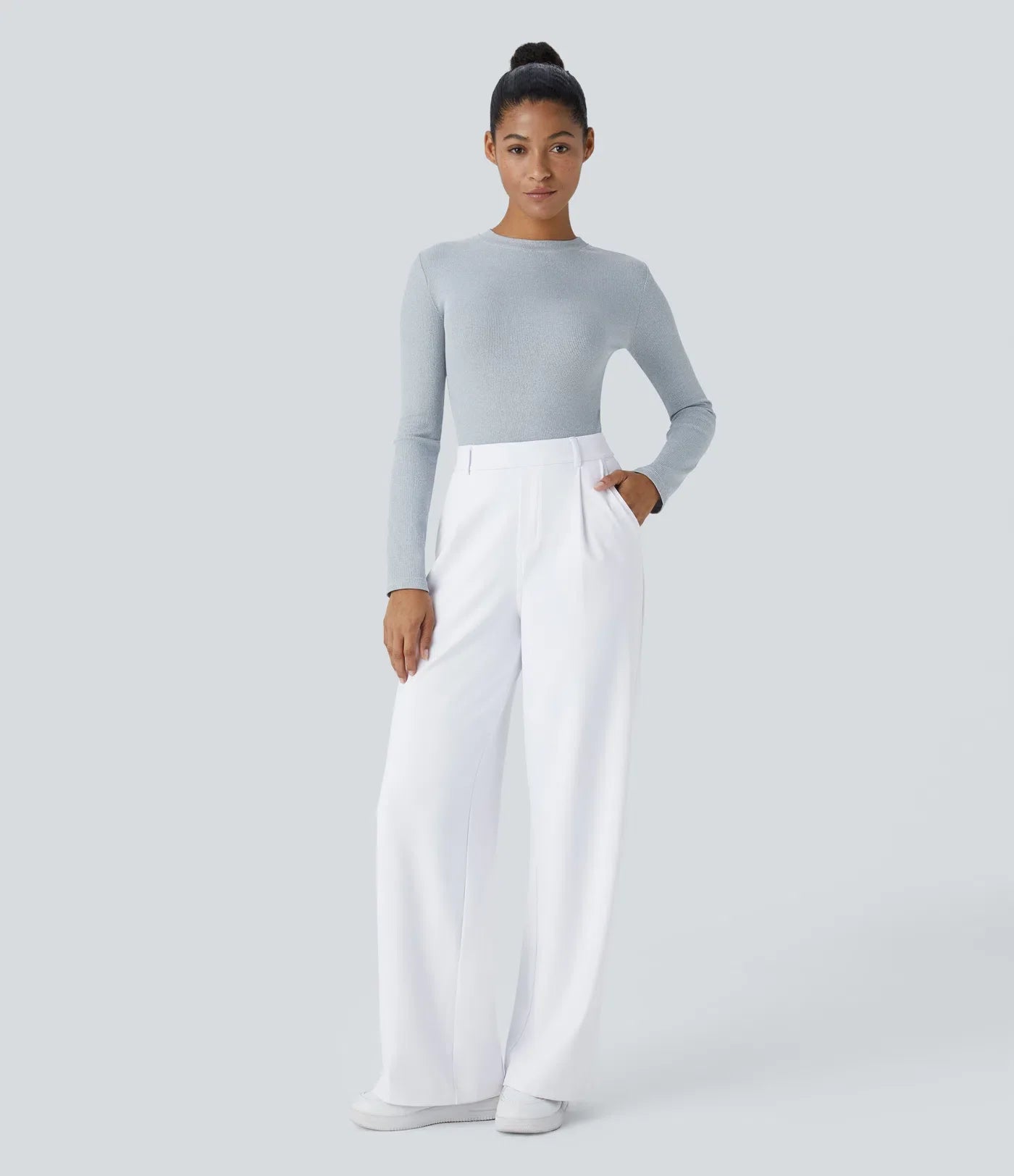 Eva | Pantaloni comodi ed eleganti con gambe dritte