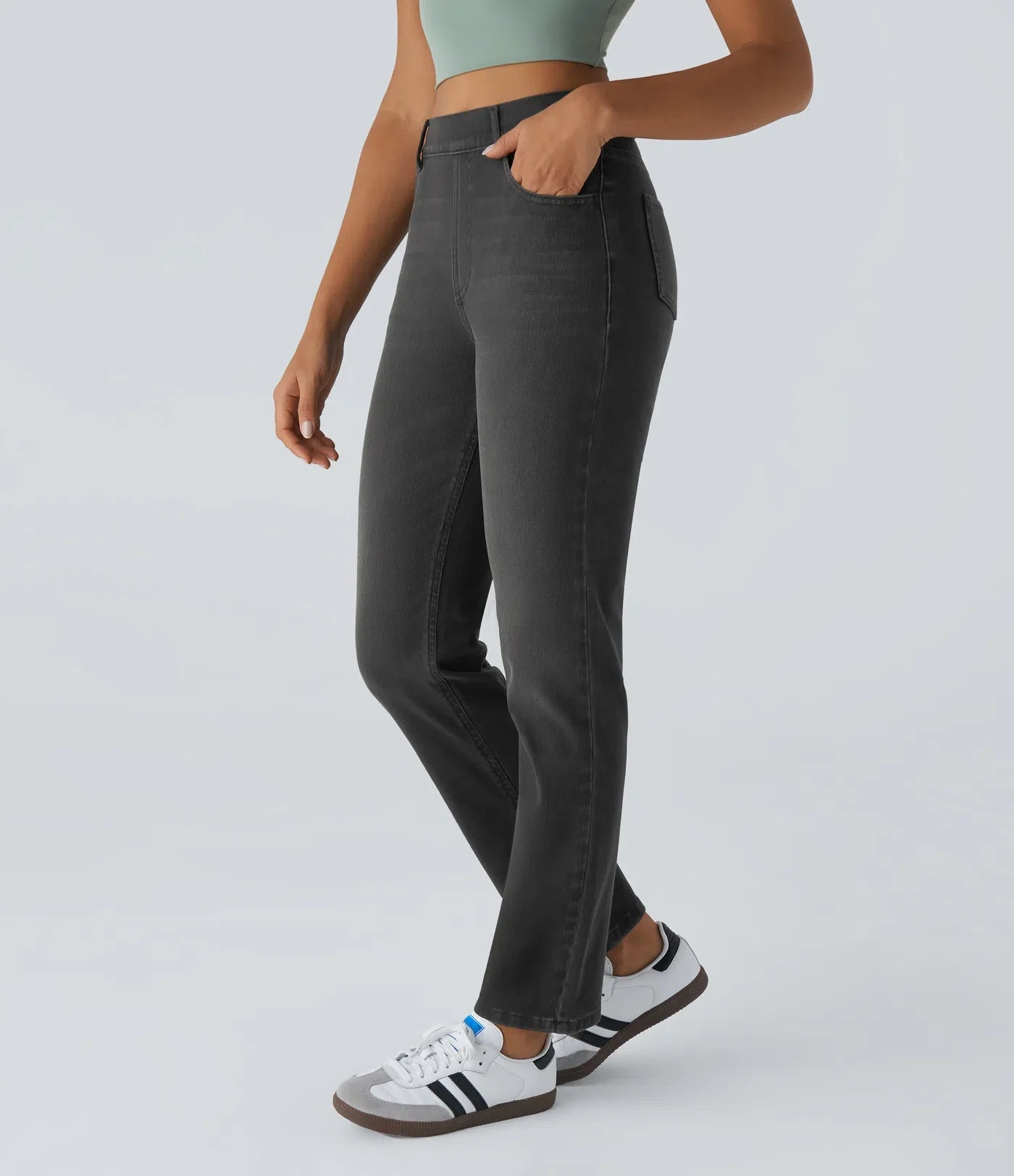 Franca | Pantaloni elasticizzati e comodi a vita alta