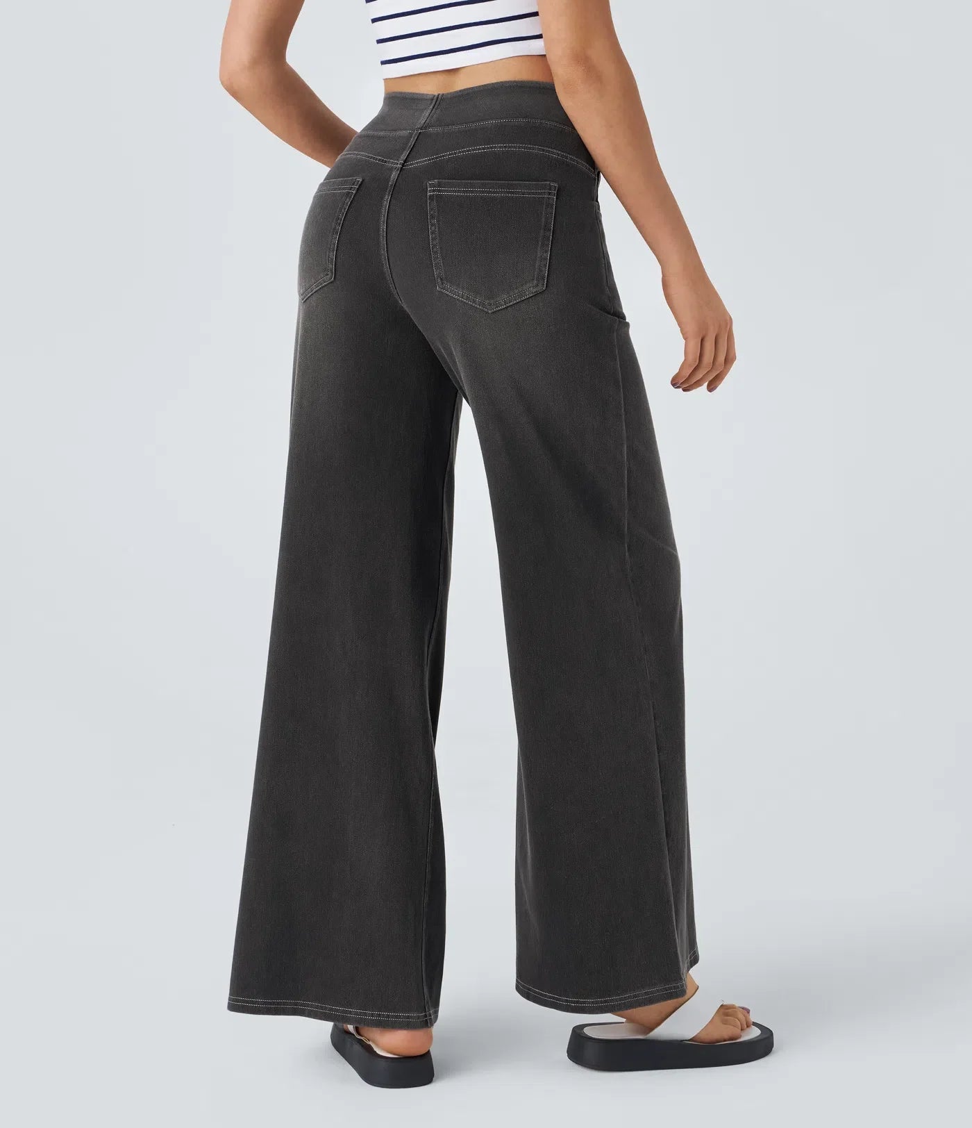Elsa | Pantaloni comodi ed elastici a vita alta