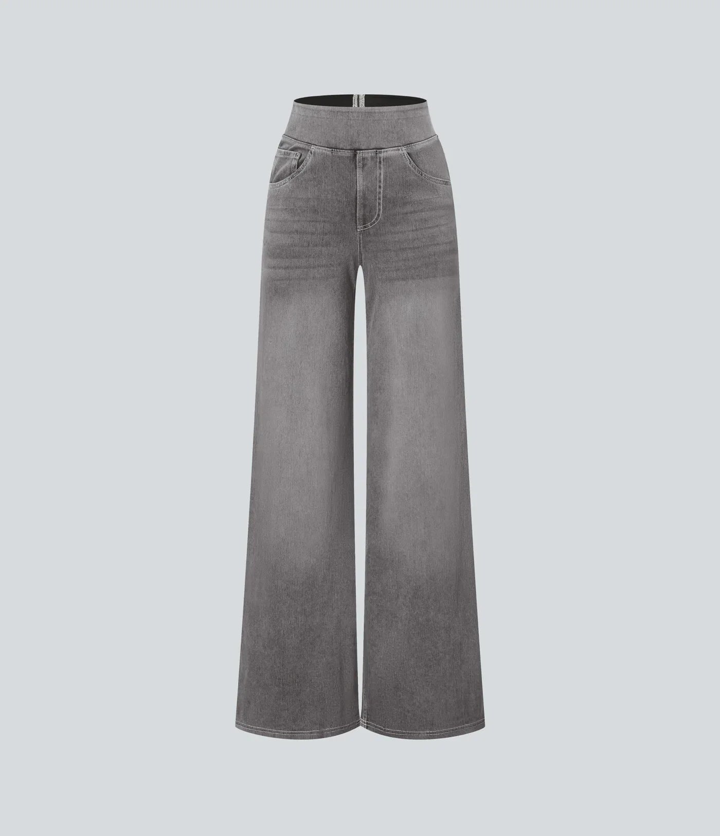 Bianca | Pantaloni comodi ed elastici con tasche profonde e raffinate
