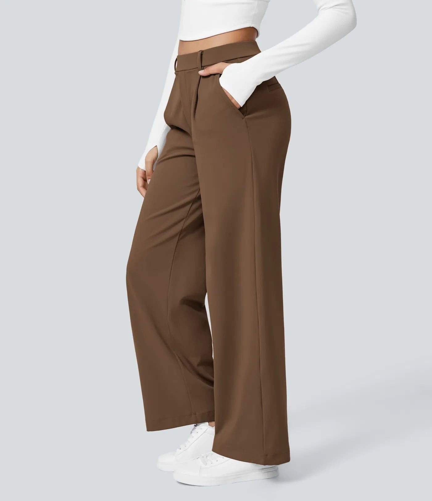 Eva | Pantaloni comodi ed eleganti con gambe dritte
