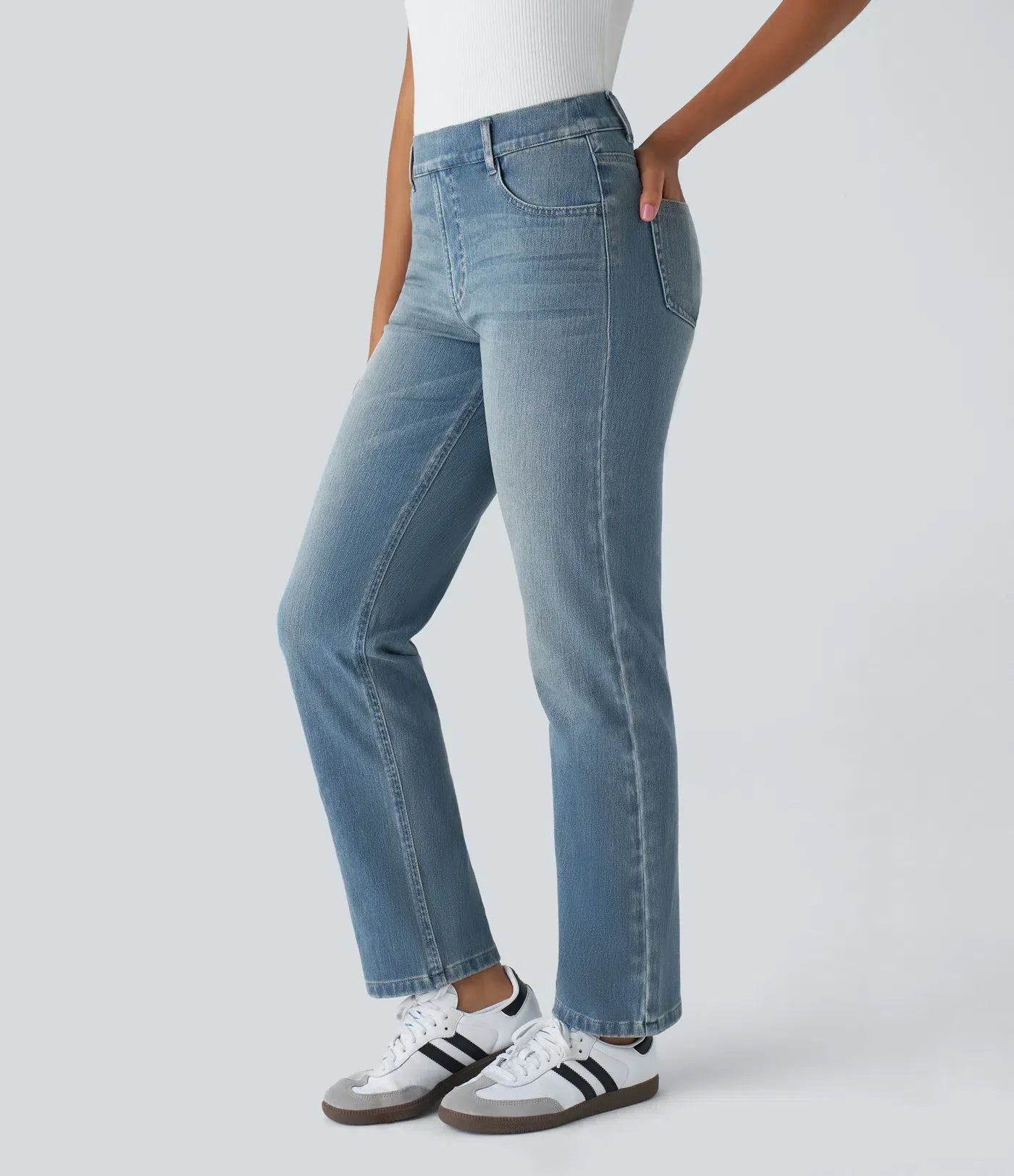 Franca | Pantaloni elasticizzati e comodi a vita alta