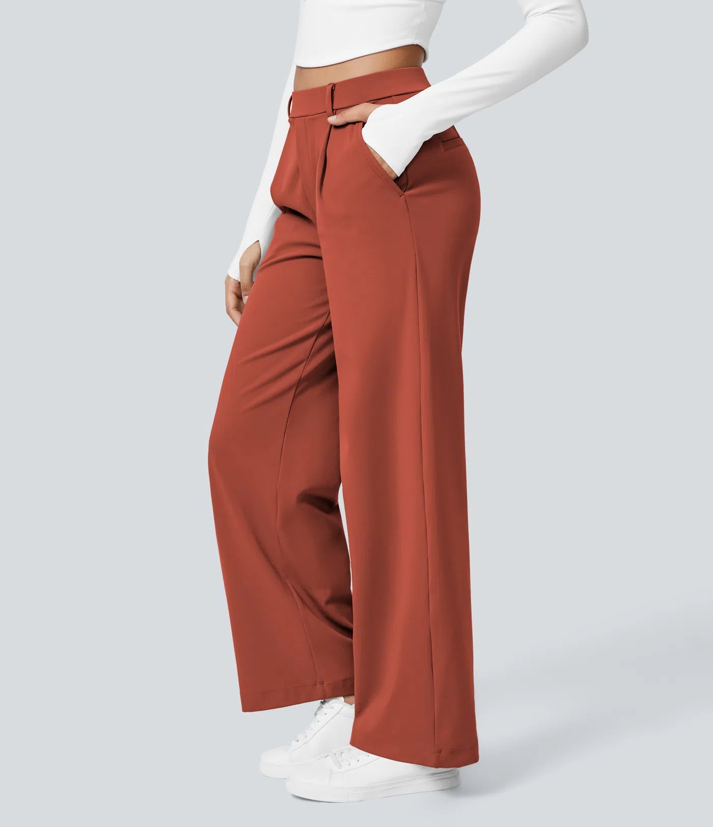 Eva | Pantaloni comodi ed eleganti con gambe dritte
