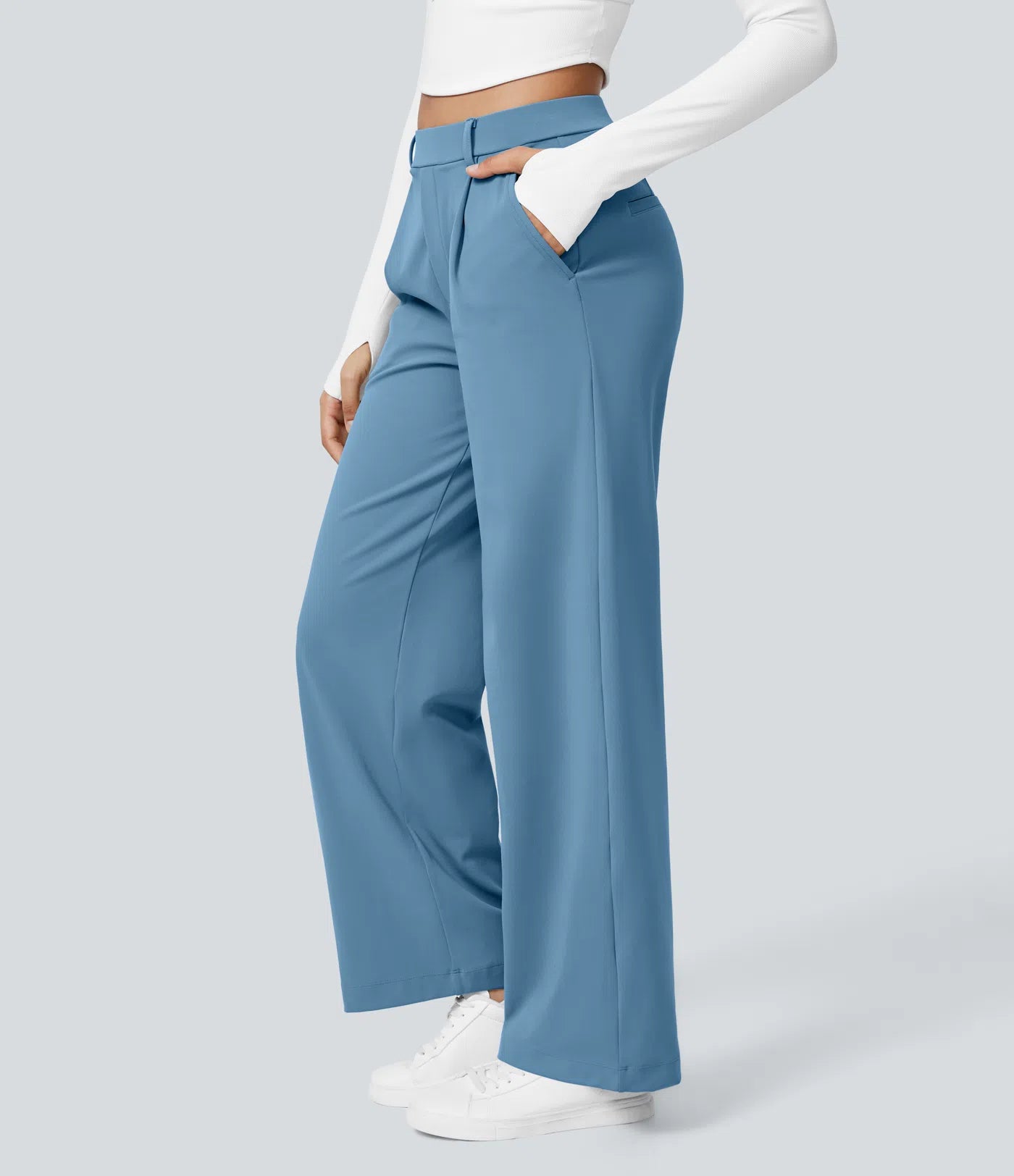 Eva | Pantaloni comodi ed eleganti con gambe dritte