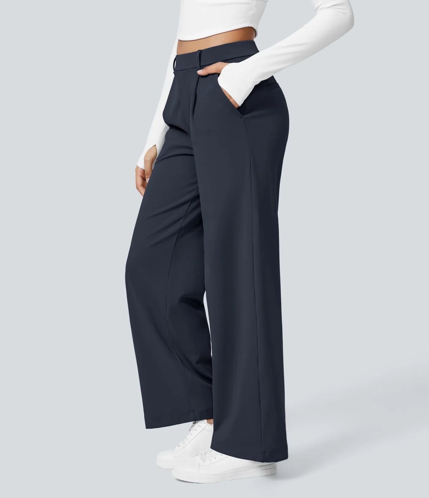 Eva | Pantaloni comodi ed eleganti con gambe dritte