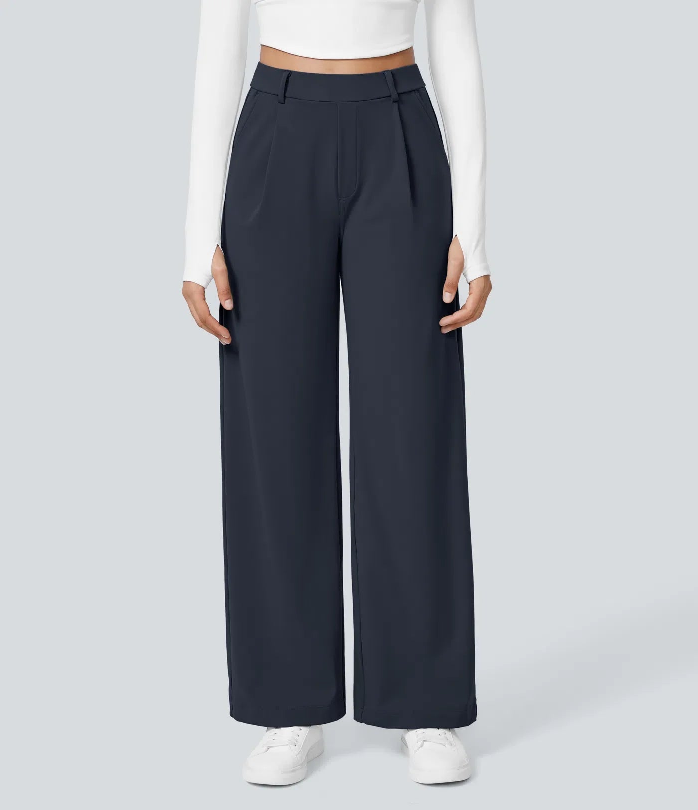 Eva | Pantaloni comodi ed eleganti con gambe dritte
