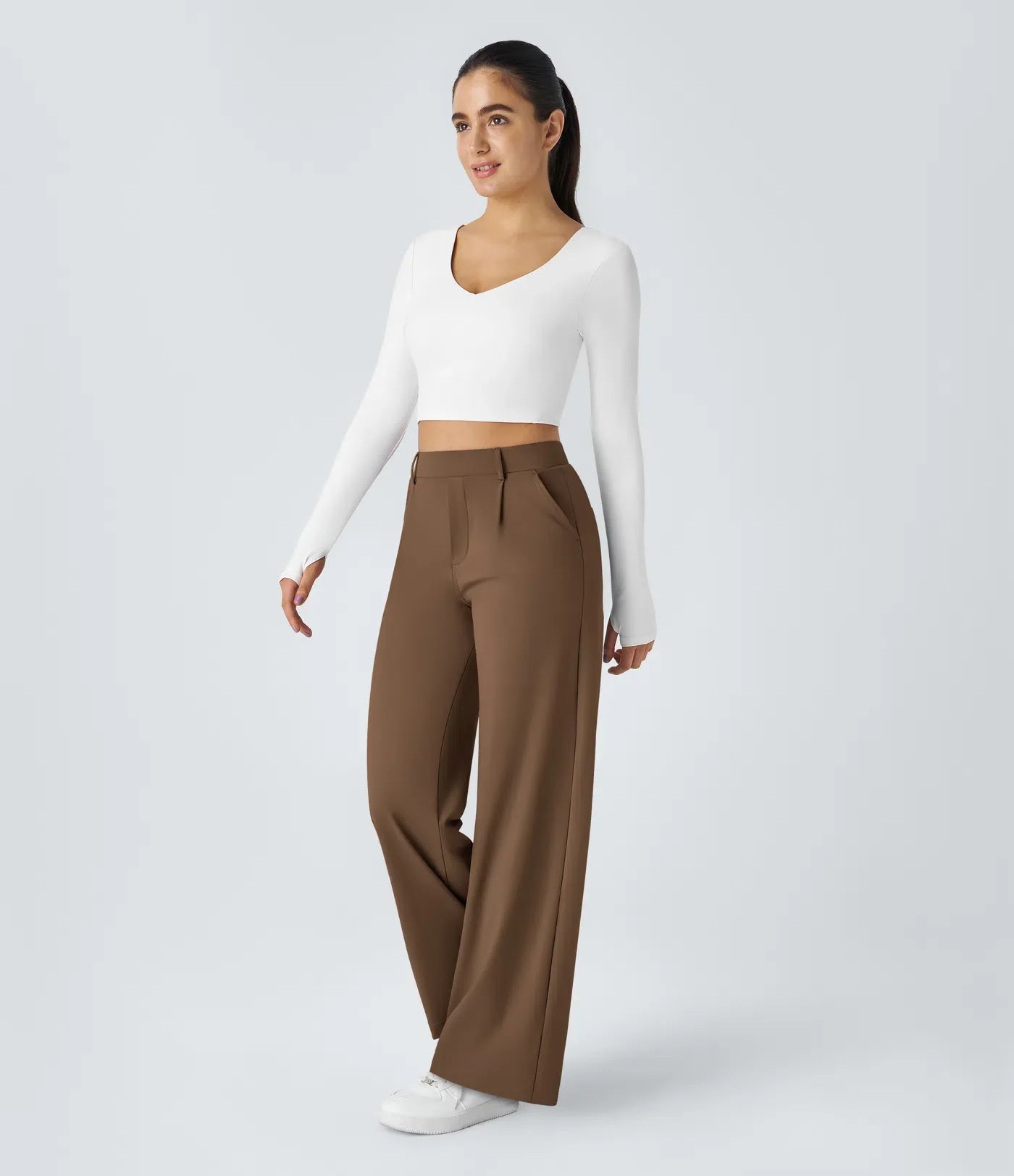 Eva | Pantaloni comodi ed eleganti con gambe dritte