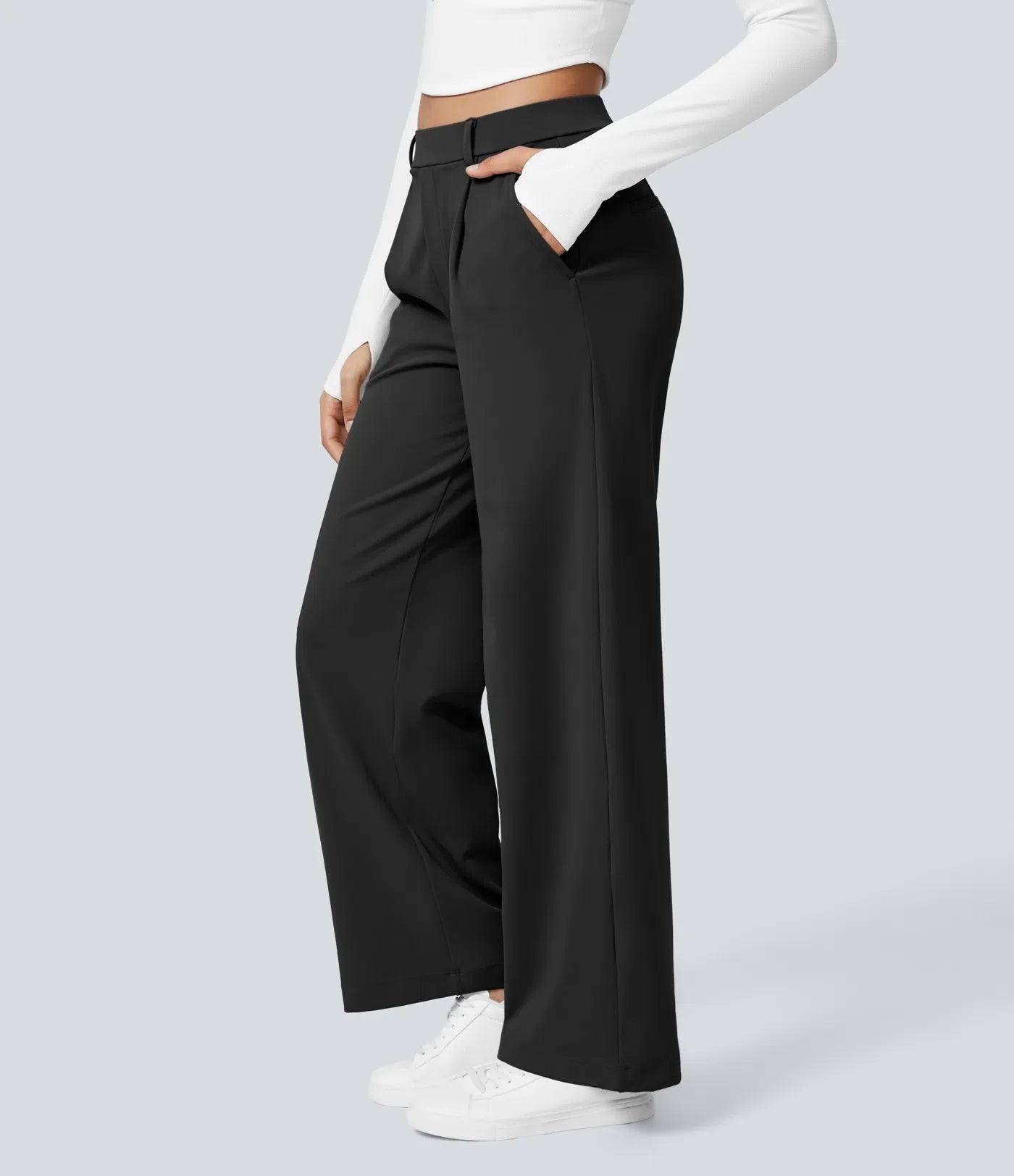Eva | Pantaloni comodi ed eleganti con gambe dritte