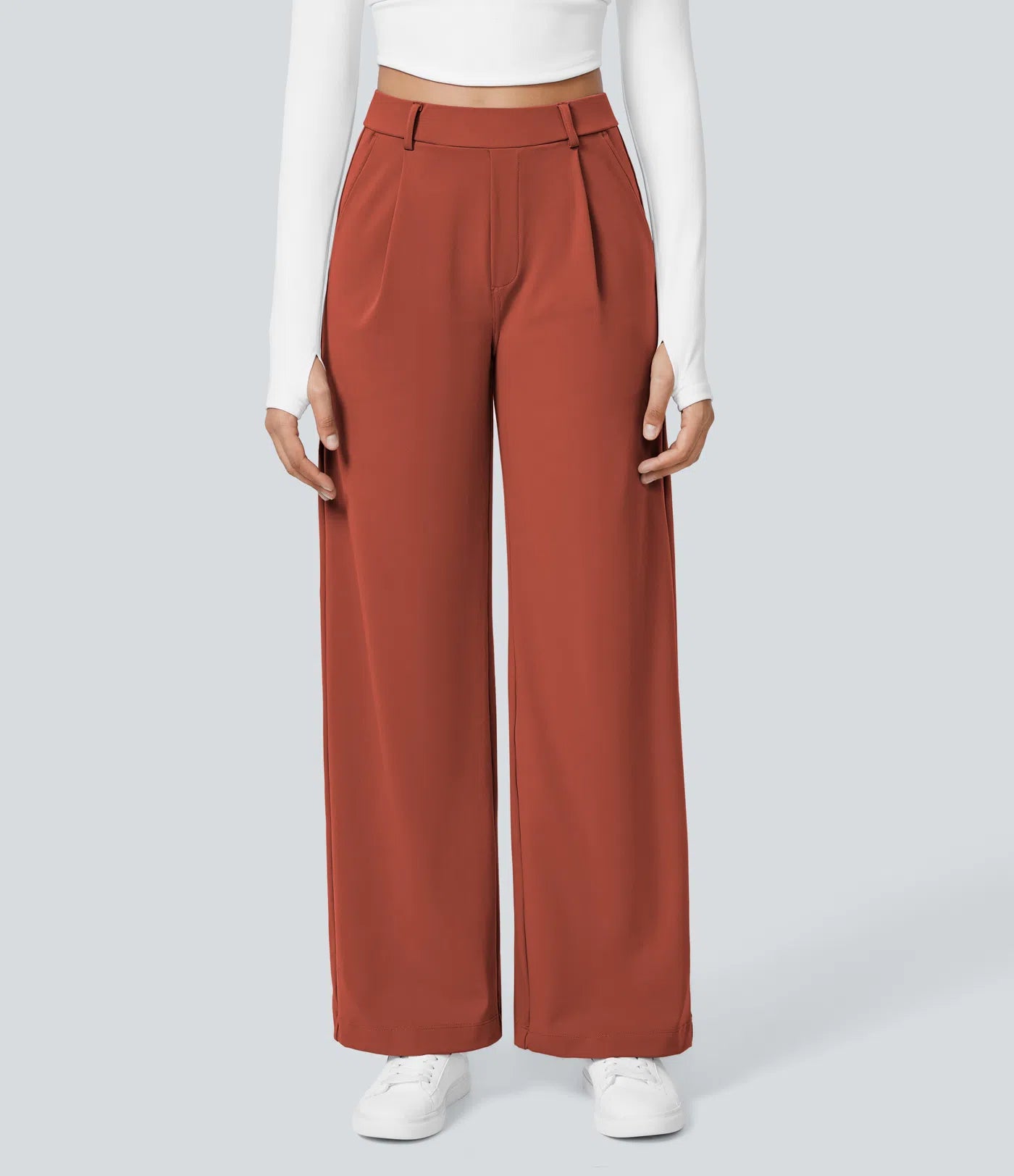 Eva | Pantaloni comodi ed eleganti con gambe dritte