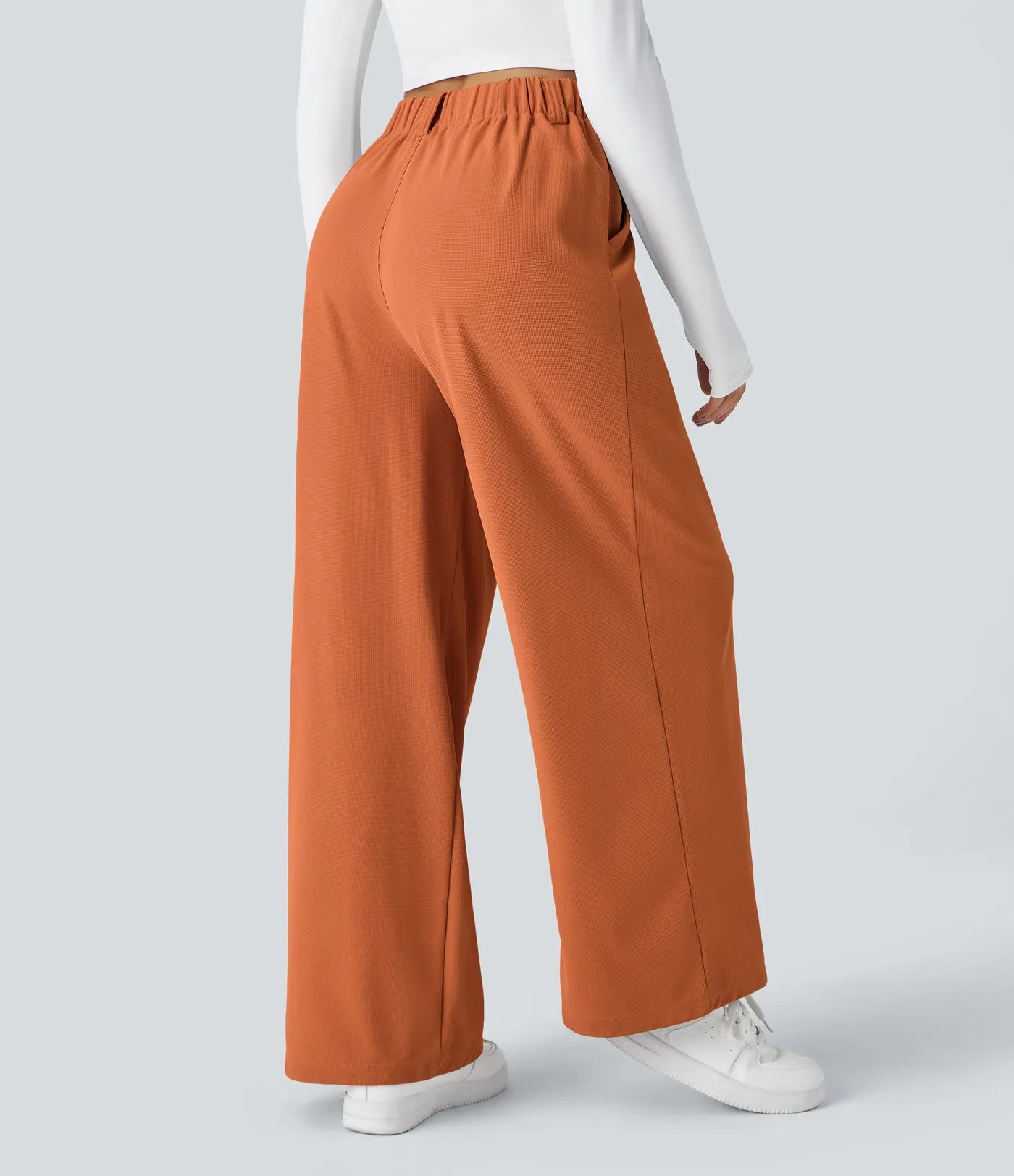 Sara | Pantaloni eleganti elasticizzati a gamba ampia