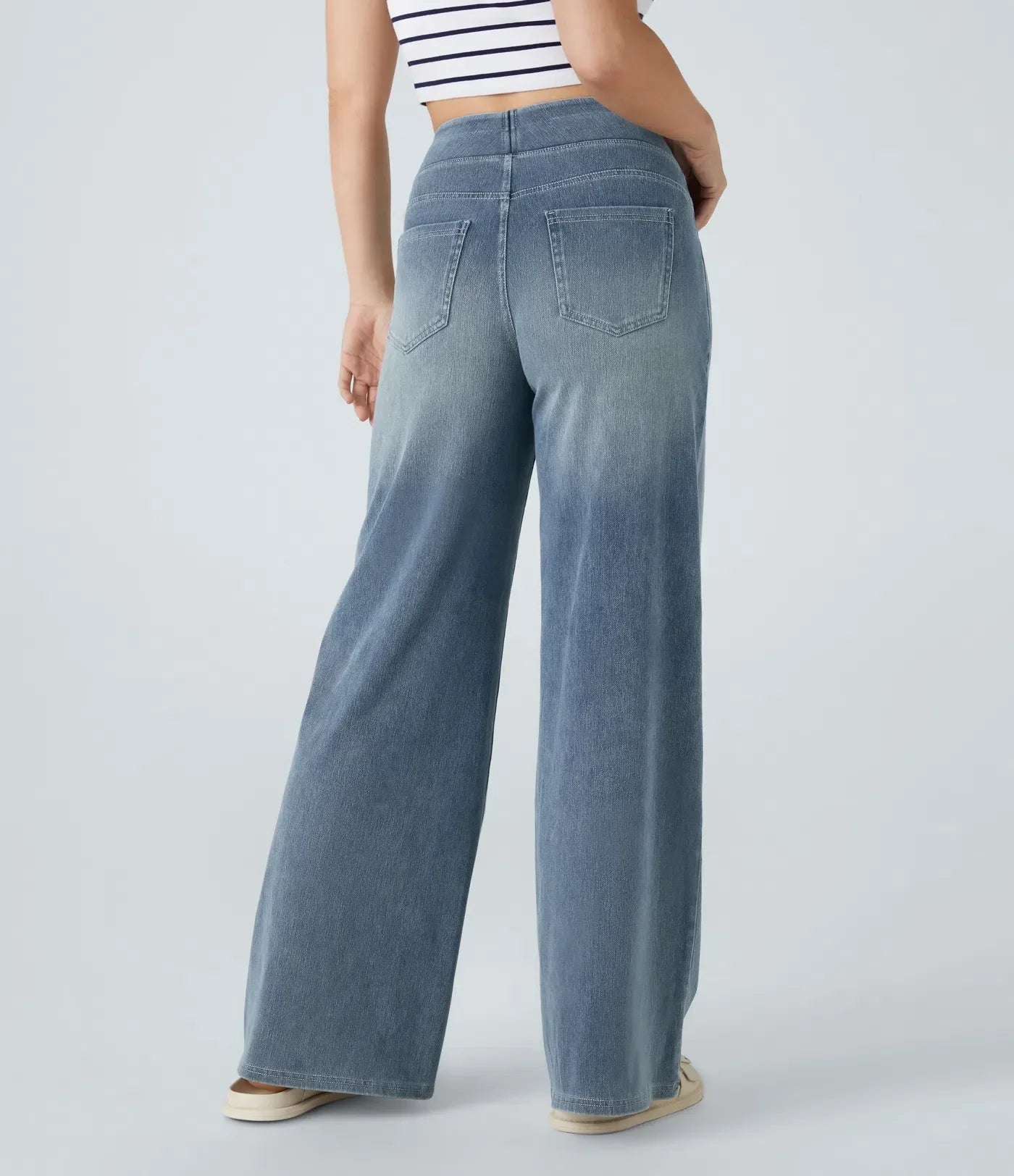 Elsa | Pantaloni comodi ed elastici a vita alta