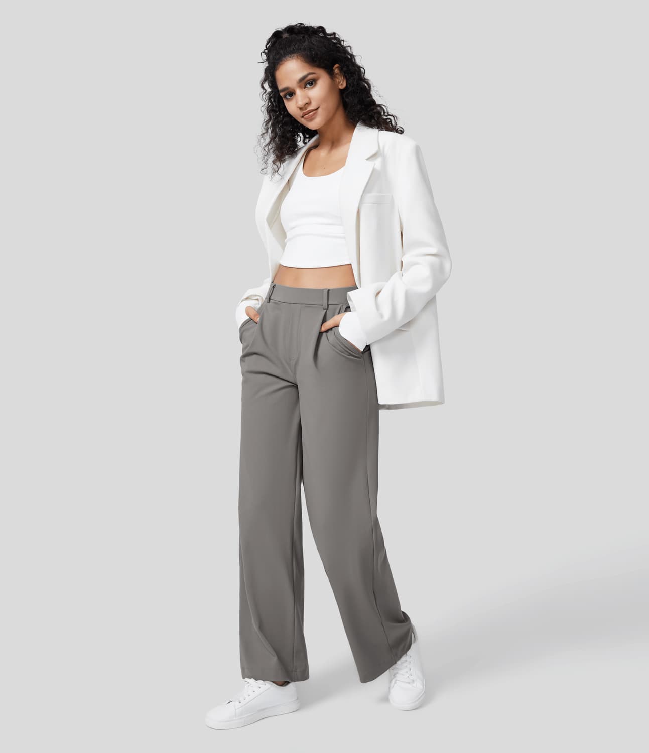 Eva | Pantaloni comodi ed eleganti con gambe dritte
