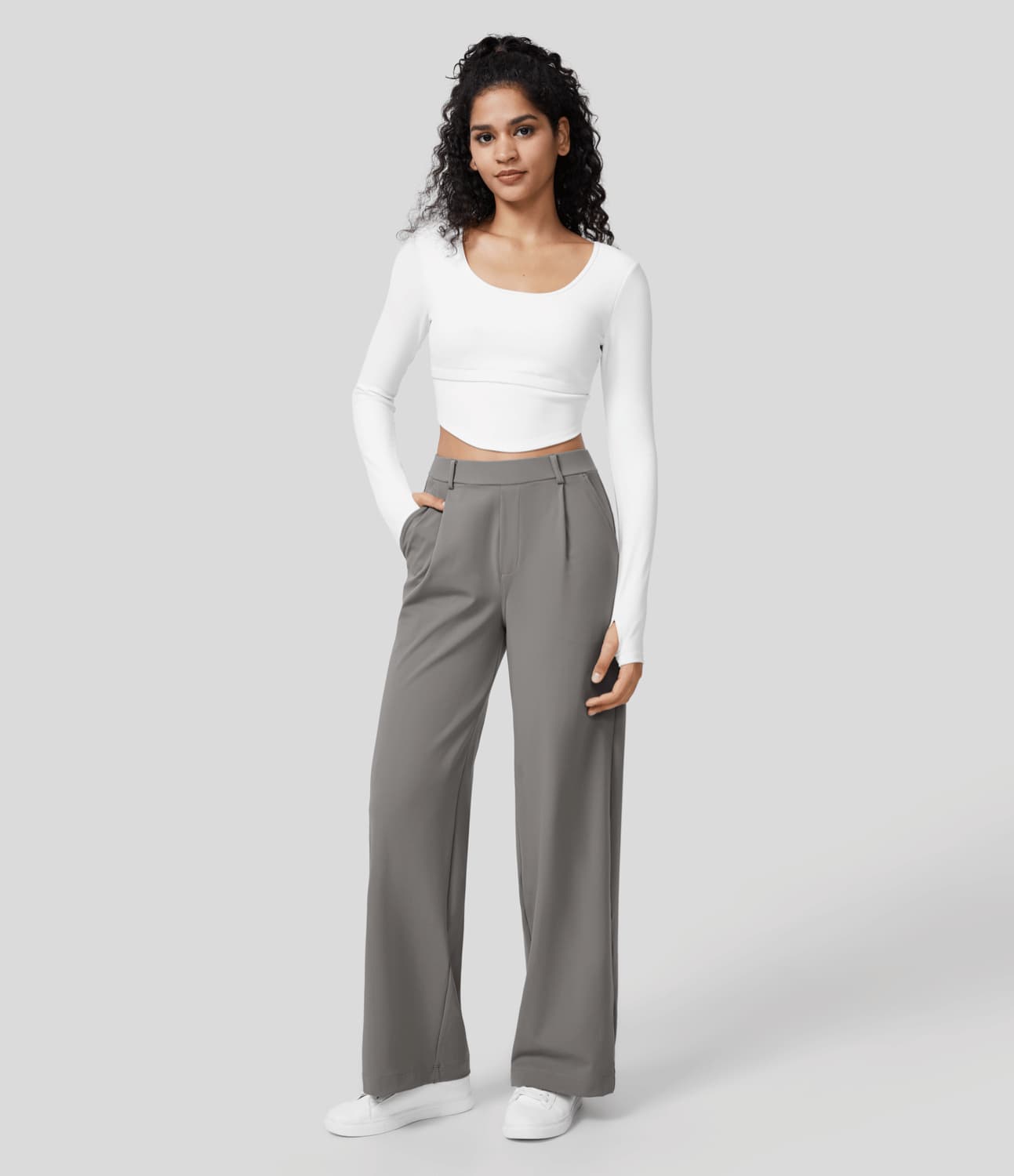 Eva | Pantaloni comodi ed eleganti con gambe dritte