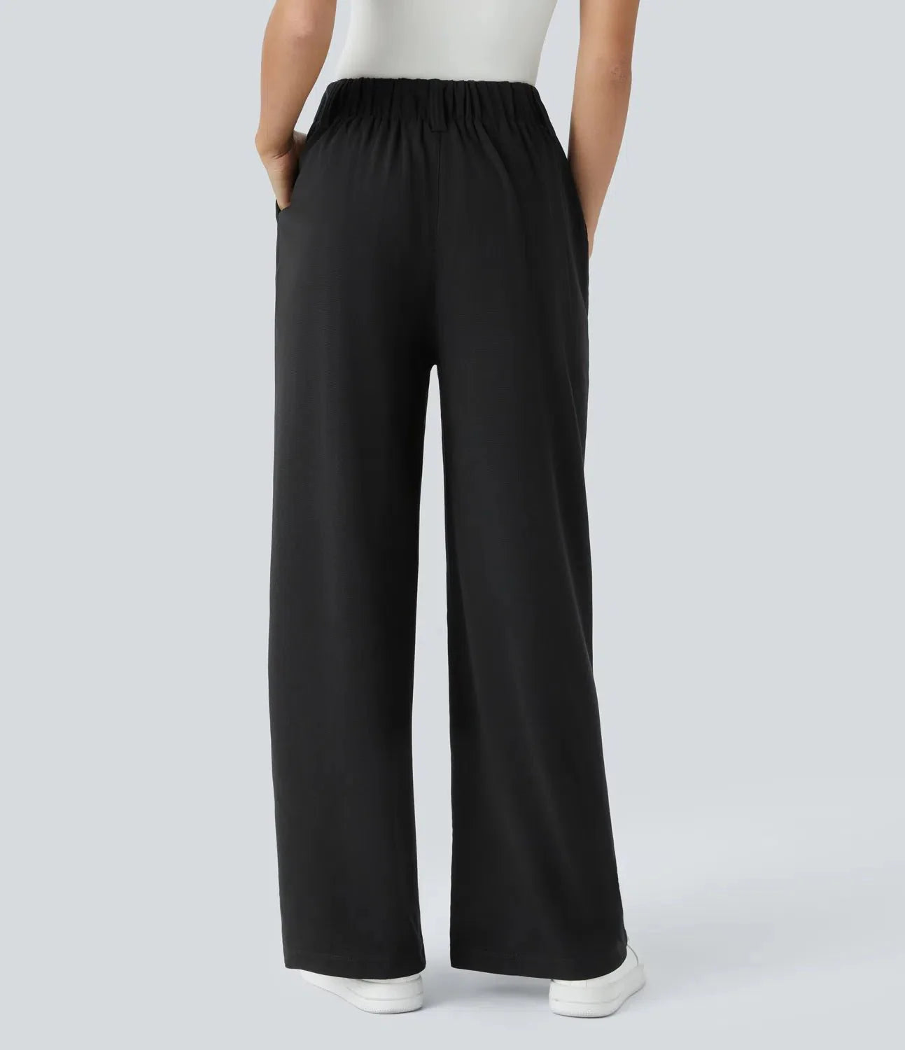 Sara | Pantaloni eleganti elasticizzati a gamba ampia