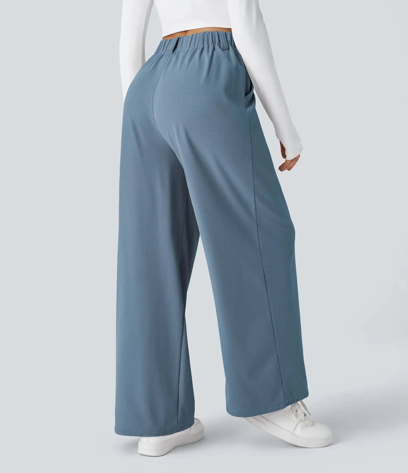 Sara | Pantaloni eleganti elasticizzati a gamba ampia