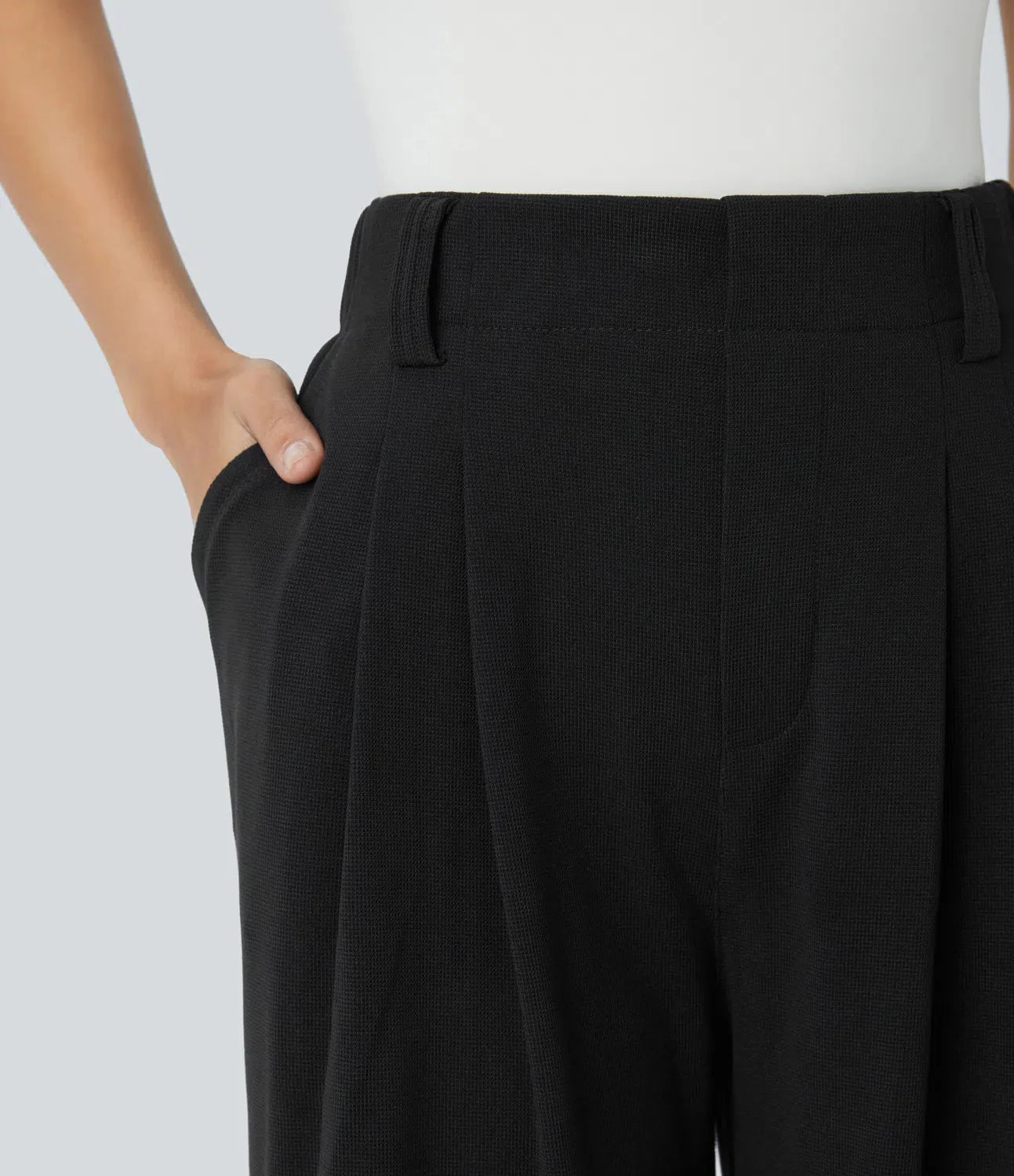 Sara | Pantaloni eleganti elasticizzati a gamba ampia