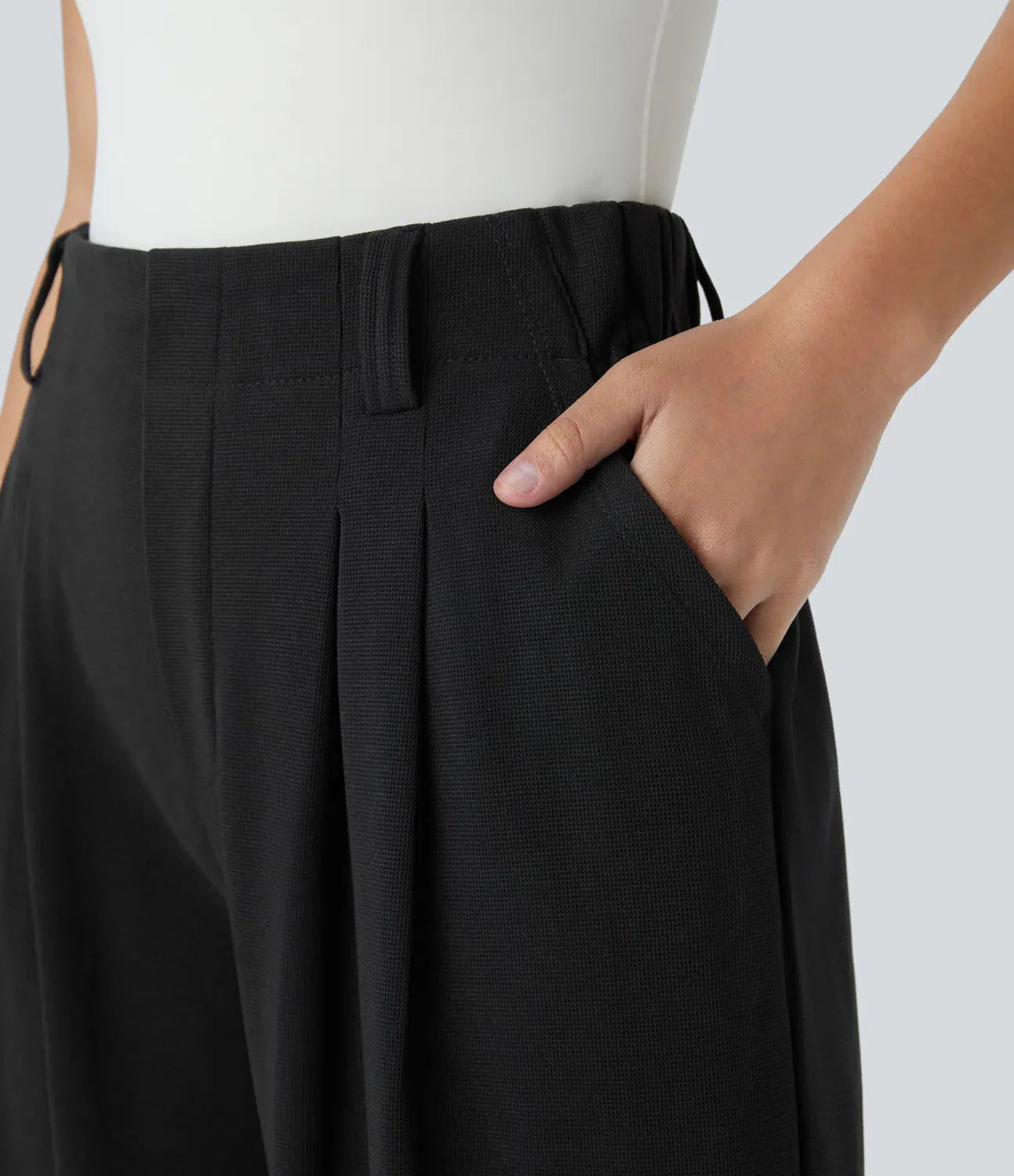 Sara | Pantaloni eleganti elasticizzati a gamba ampia