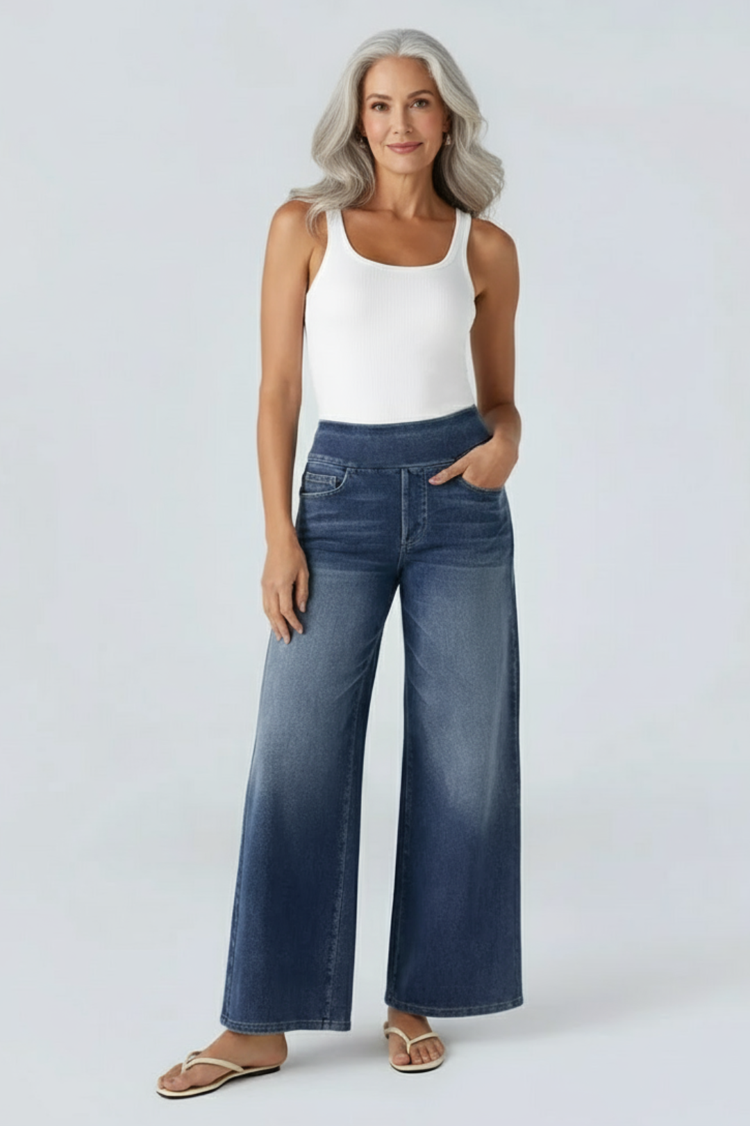 Elsa | Pantaloni comodi ed elastici a vita alta