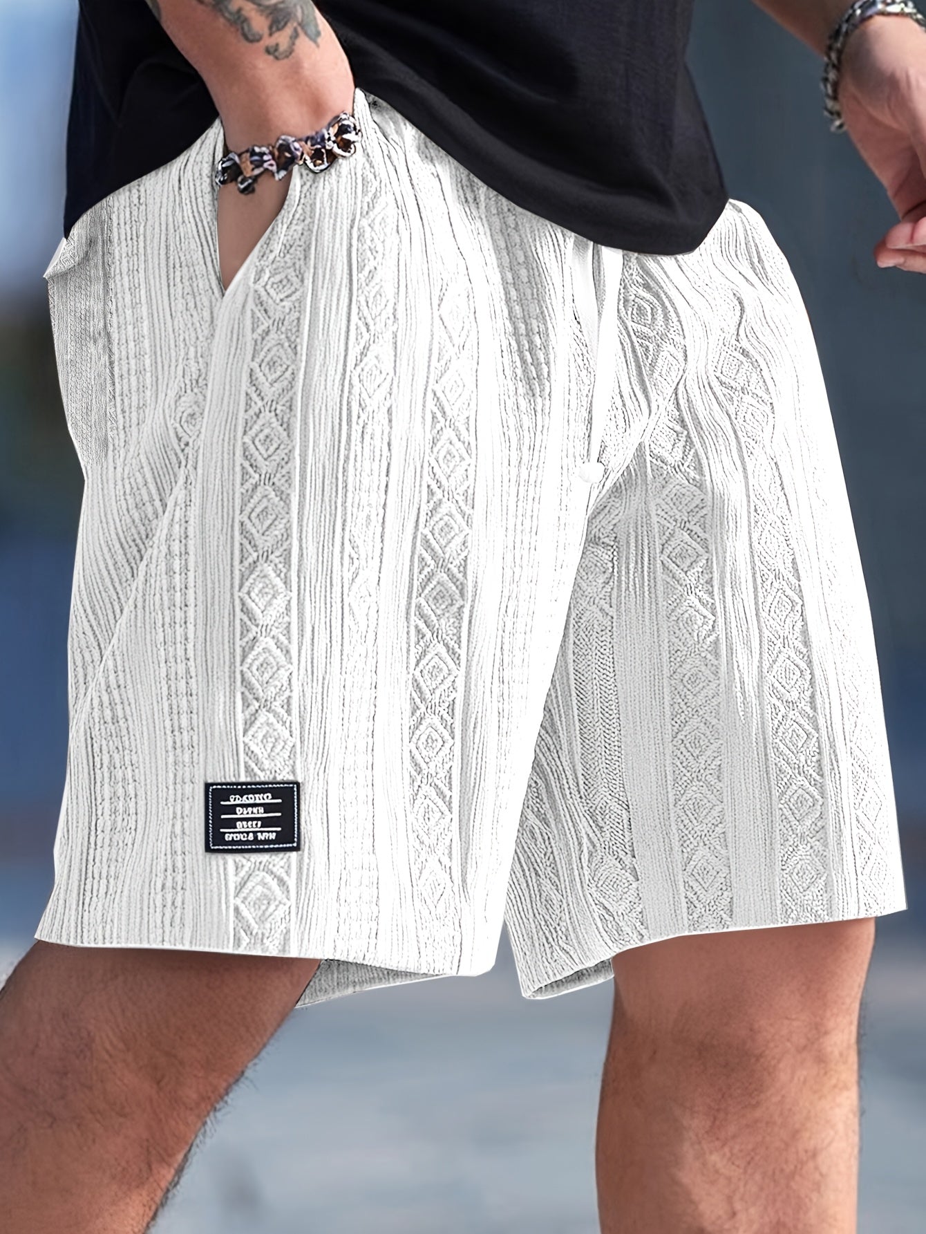 Eric | Premium Textured Knit Shorts