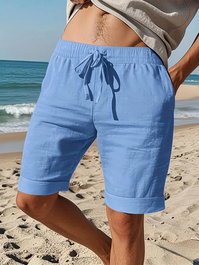 Colin | Pantaloni Corti in Lino Ideali per la Spiaggia