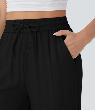 Elena | Pantaloni comodi e leggeri in lino con gambe eleganti | 1+1 gratis
