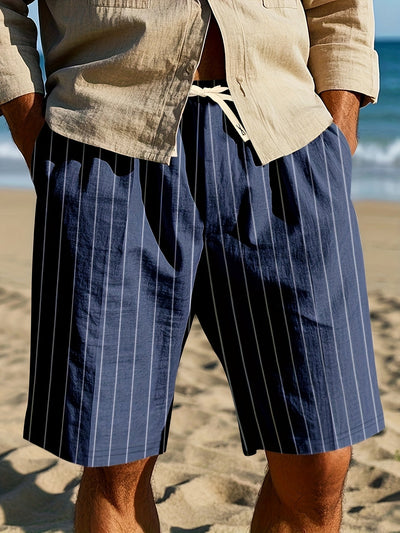 Stanley | Pantaloni Relaxati a Righe per la Spiaggia