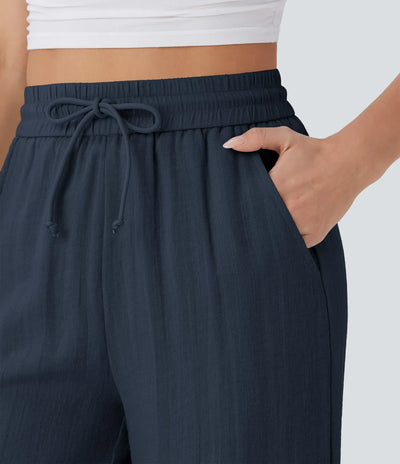 Elena | Pantaloni comodi e leggeri in lino con gambe eleganti | 1+1 gratis