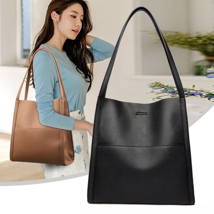 Noemi™ | Borsa a Spalla a Tinta Unita