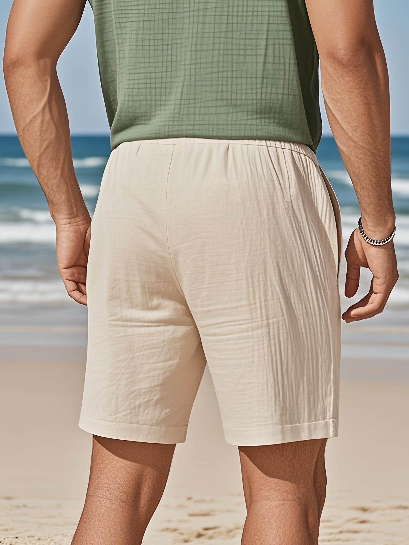 Simon | Pantaloni Corti Estivi con Orlo Rimborsato
