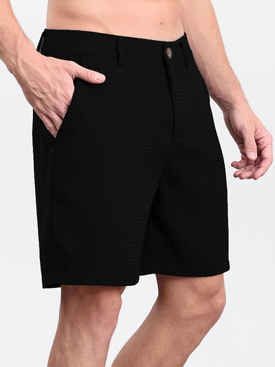 Graham | Pantaloni Corti Eleganti in Tessuto a Nido d'Api