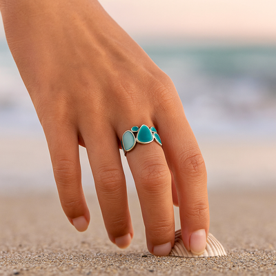 Elenia | Gocce d’oceano in argento 925
