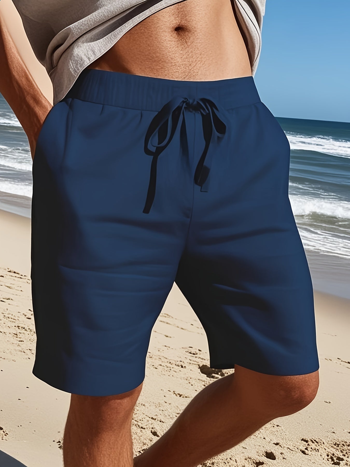 Colin | Pantaloni Corti in Lino Ideali per la Spiaggia