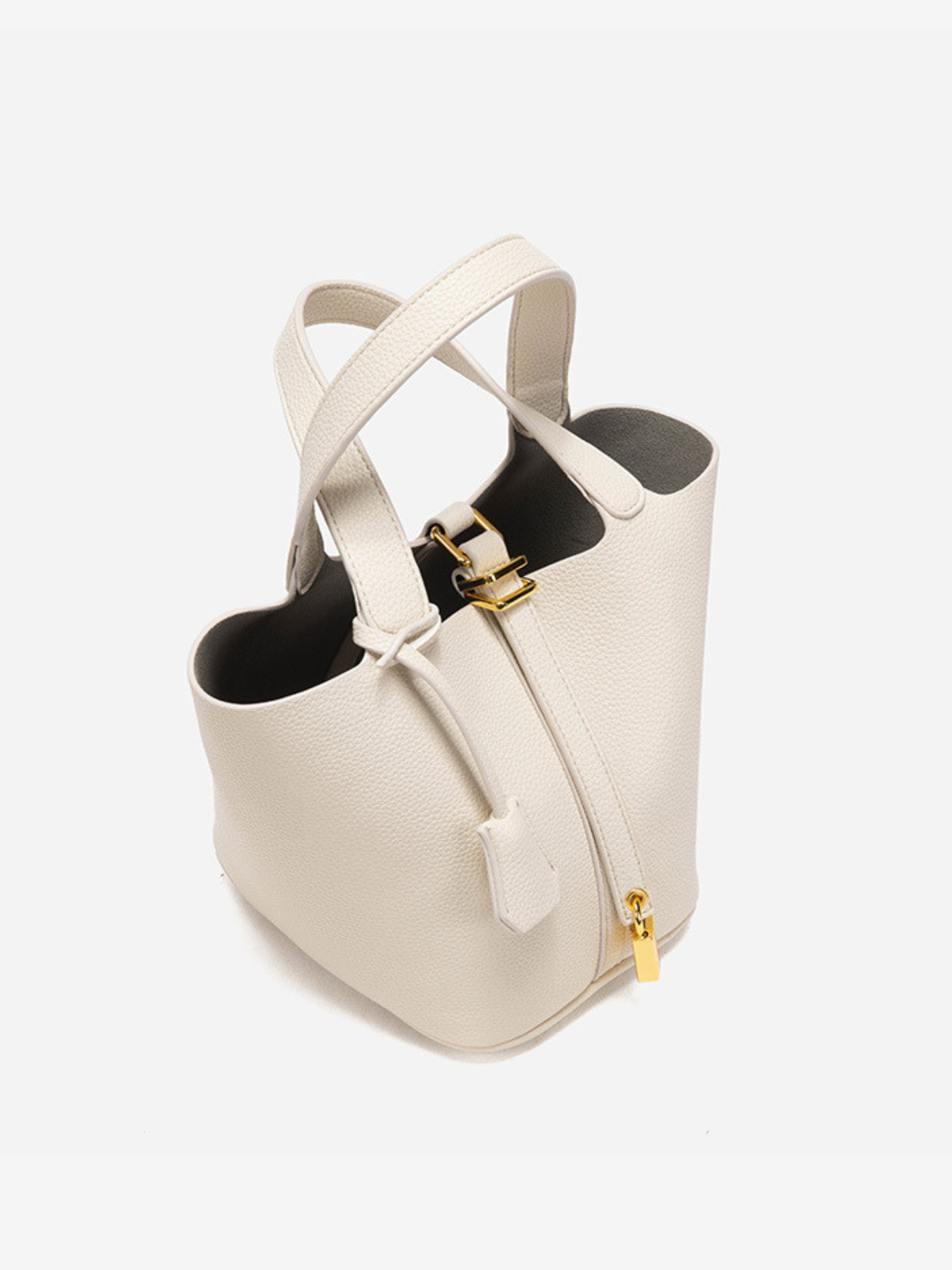 Glaiza | Borsa a Secchiello Gold-Lock Elegante