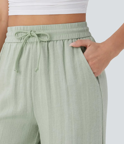 Elena | Pantaloni comodi e leggeri in lino con gambe eleganti | 1+1 gratis