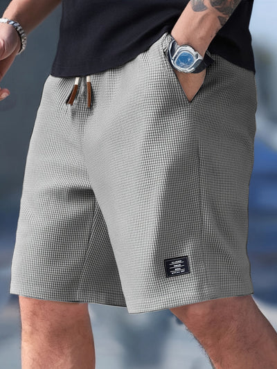 George | Pantaloni Estivi Corti in Maglia Waffle