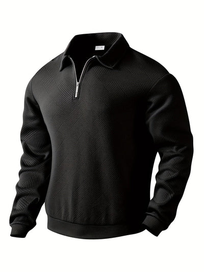 Maglione con motivo a cerniera