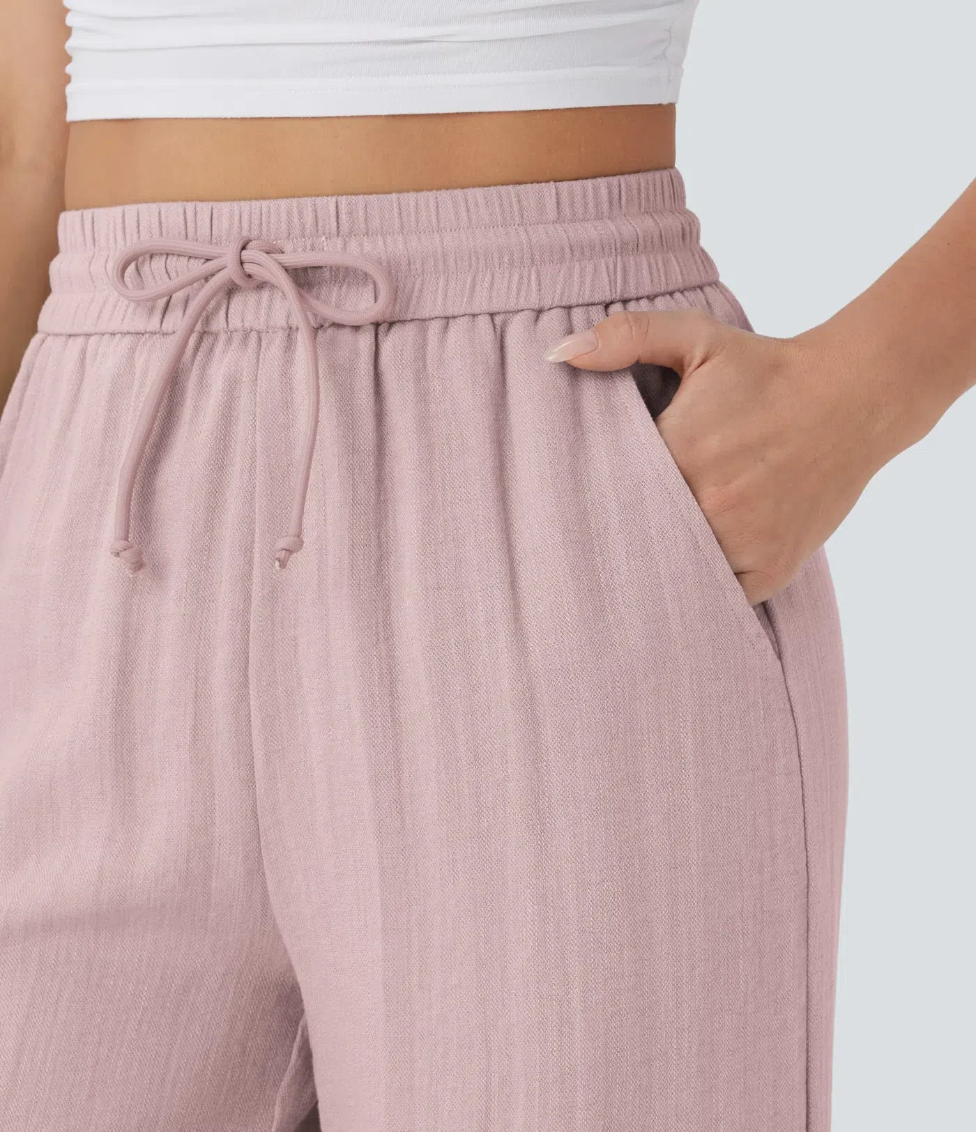 Elena | Pantaloni comodi e leggeri in lino con gambe eleganti | 1+1 gratis